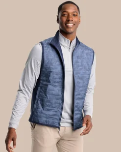 Fashion Southern Tide Abercorn Camo Performance Vest