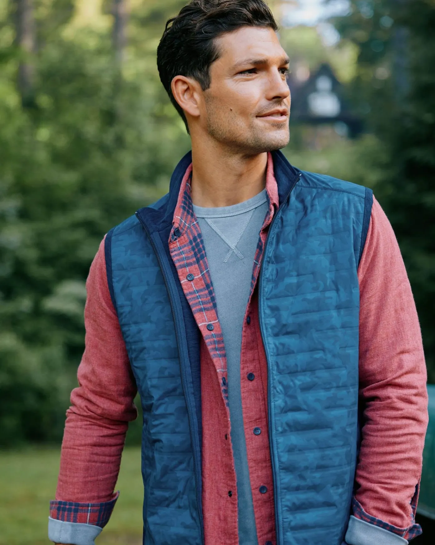 Fashion Southern Tide Abercorn Camo Performance Vest