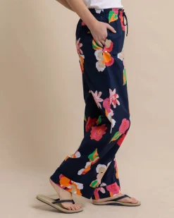 Discount Southern Tide Alain Garden Splendor Pant Dress Blue
