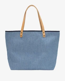 Outlet Southern Tide All Day Denim Tote Navy