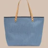 Hot Southern Tide All Day Denim Tote Navy
