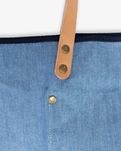 Hot Southern Tide All Day Denim Tote Navy