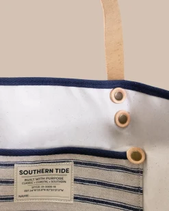 Hot Southern Tide All Day Denim Tote Navy
