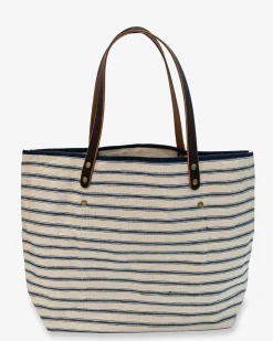 Best Southern Tide All Day Stripe Tote Navy