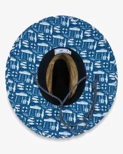 Outlet Southern Tide All Inclusive Straw Hat Aged Denim