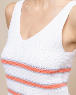 Cheap Southern Tide Alli Striped Sweater Tank