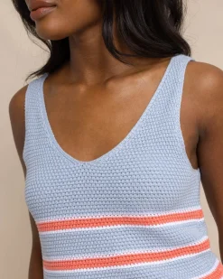 Cheap Southern Tide Alli Striped Sweater Tank