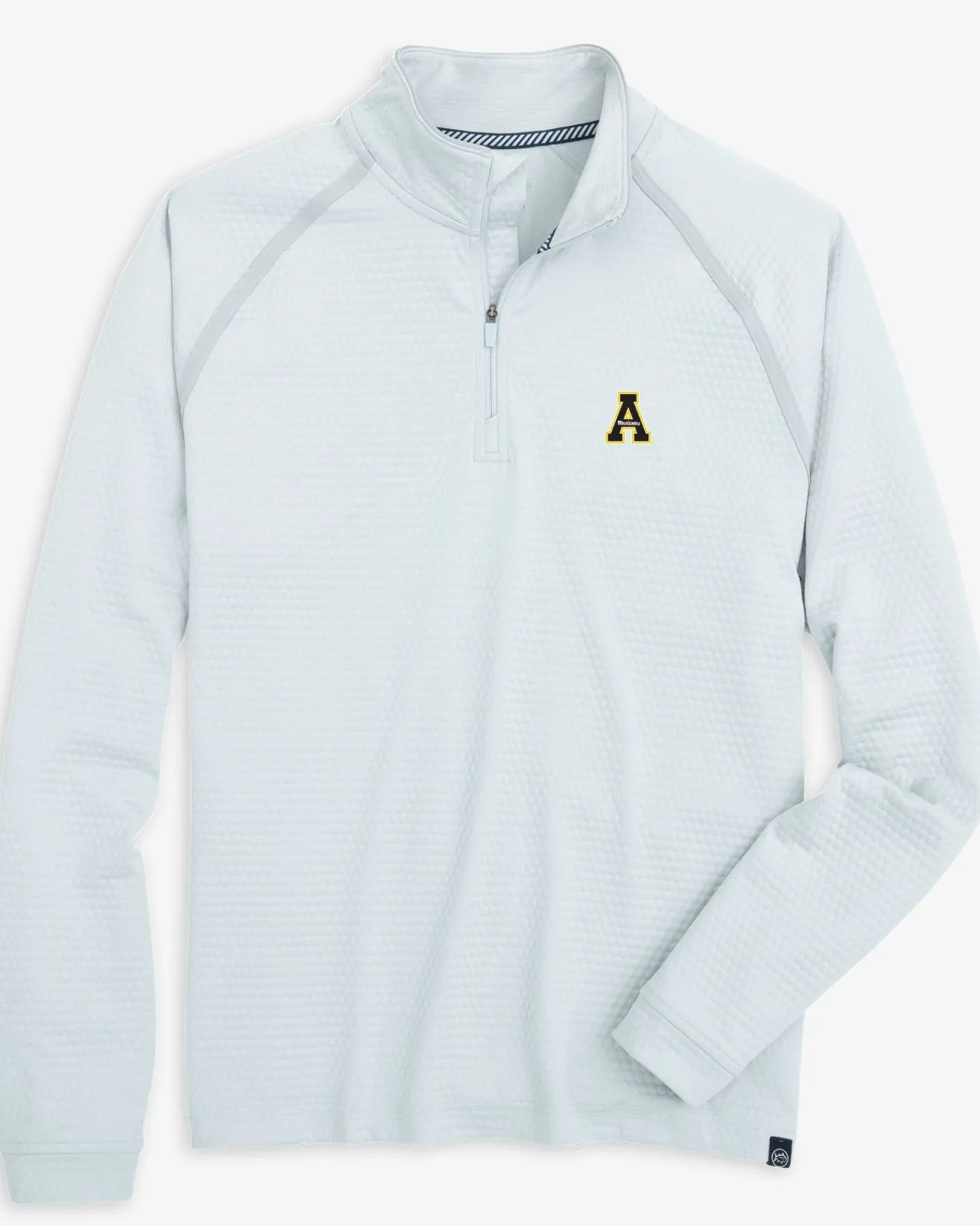 Cheap Southern Tide App State Scuttle Heather Quarter Zip Heather Slate Grey