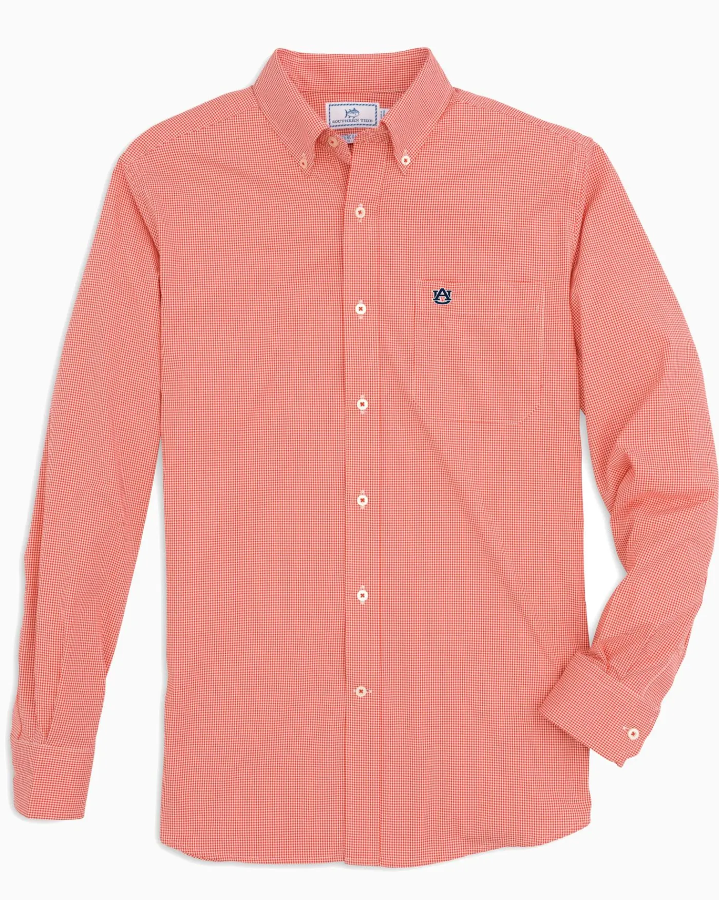 Sale Southern Tide Auburn Tigers Gingham Button Down Shirt