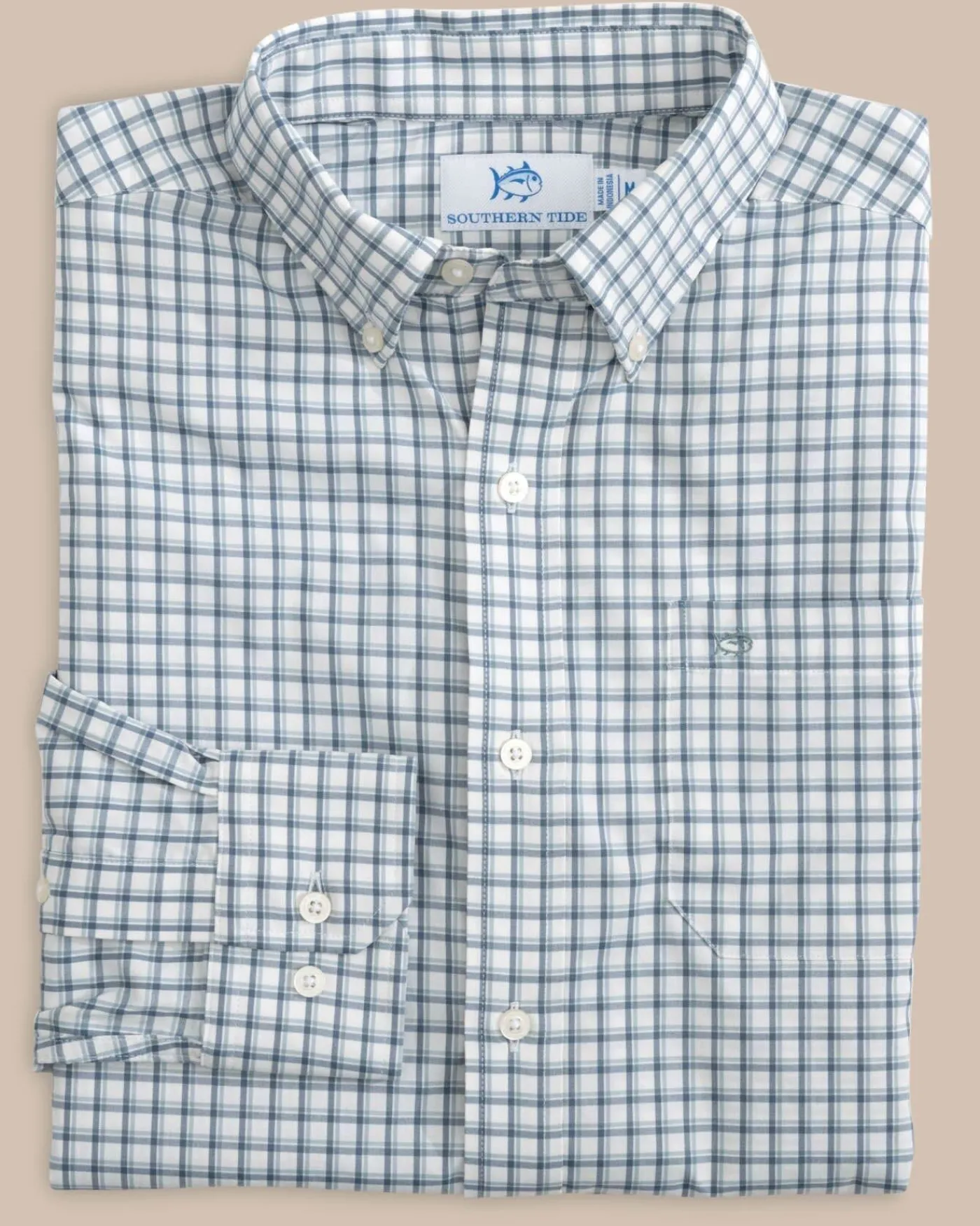 Discount Southern Tide Bellevue Plaid Sport Shirt