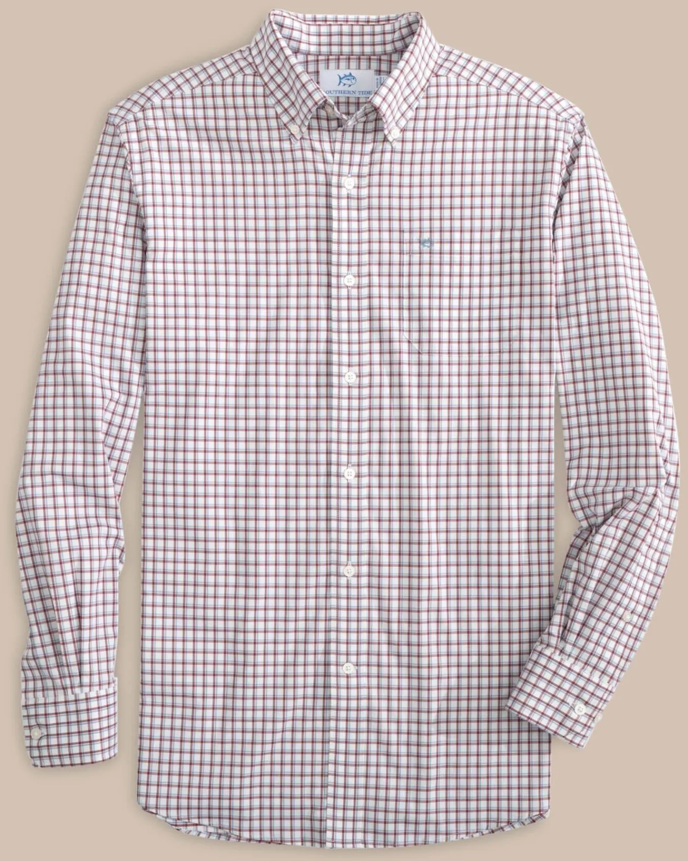 Discount Southern Tide Bellevue Plaid Sport Shirt