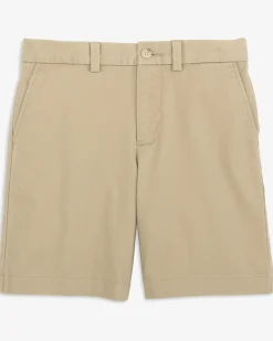 Best Sale Southern Tide Boys Channel Marker Khaki Short