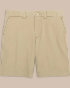 Best Sale Southern Tide Boys Channel Marker Khaki Short