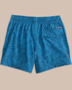 Flash Sale Southern Tide Boys Dive In Swim Trunk Mediterranean Blue