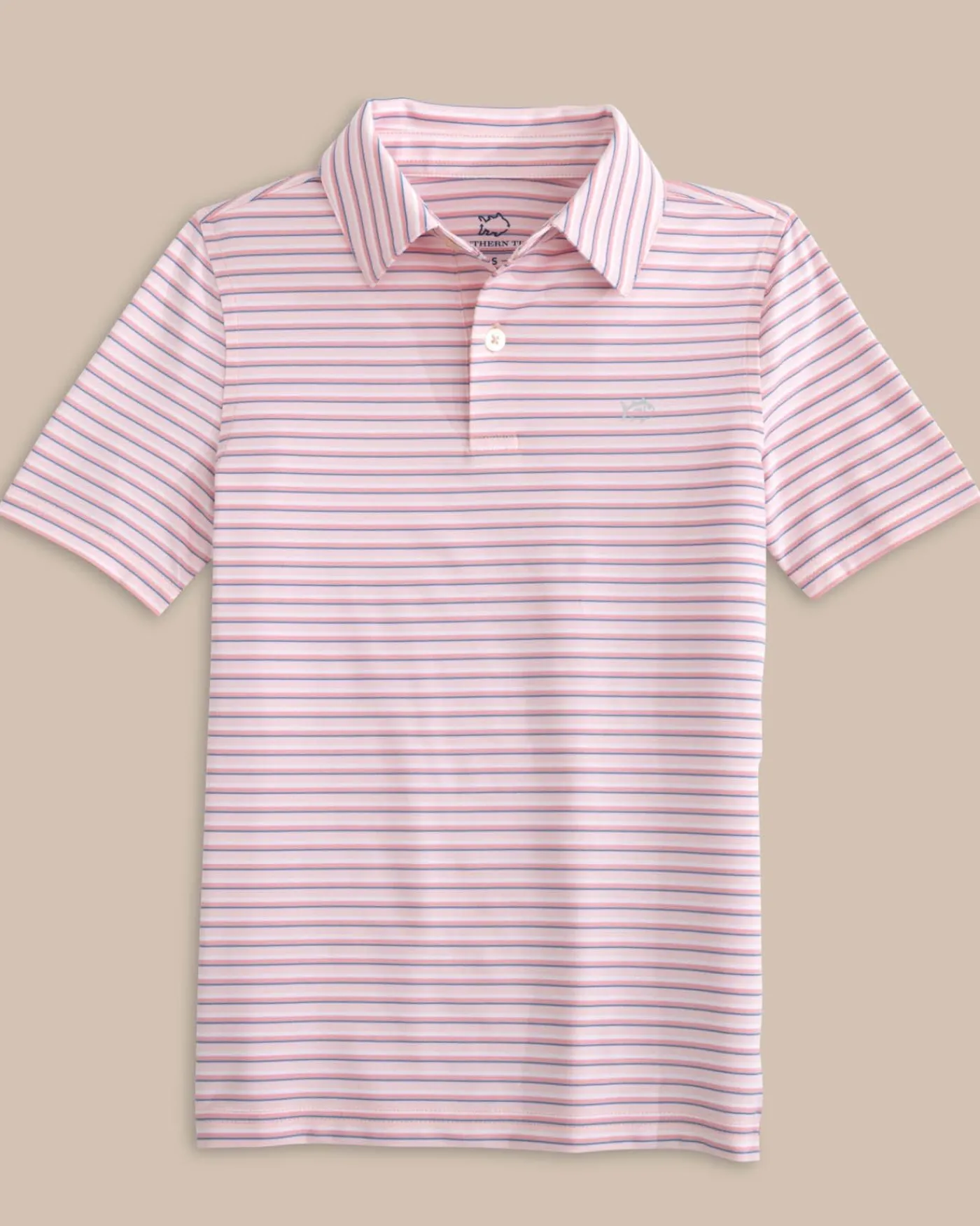 Sale Southern Tide Boys Driver Carova Stripe Polo Shirt