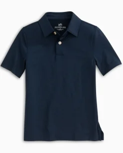 Cheap Southern Tide Boys Driver Performance Polo Shirt