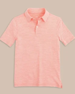 Hot Southern Tide Boys Driver Spacedye Polo Shirt