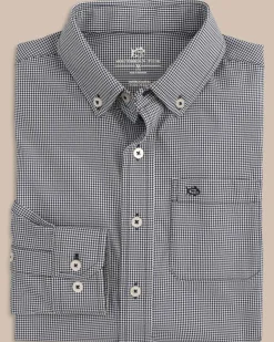 Outlet Southern Tide Boys Mini Gingham Intercoastal Button Down Shirt