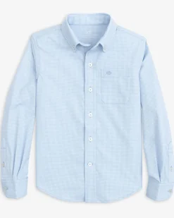 Outlet Southern Tide Boys Mini Gingham Intercoastal Button Down Shirt