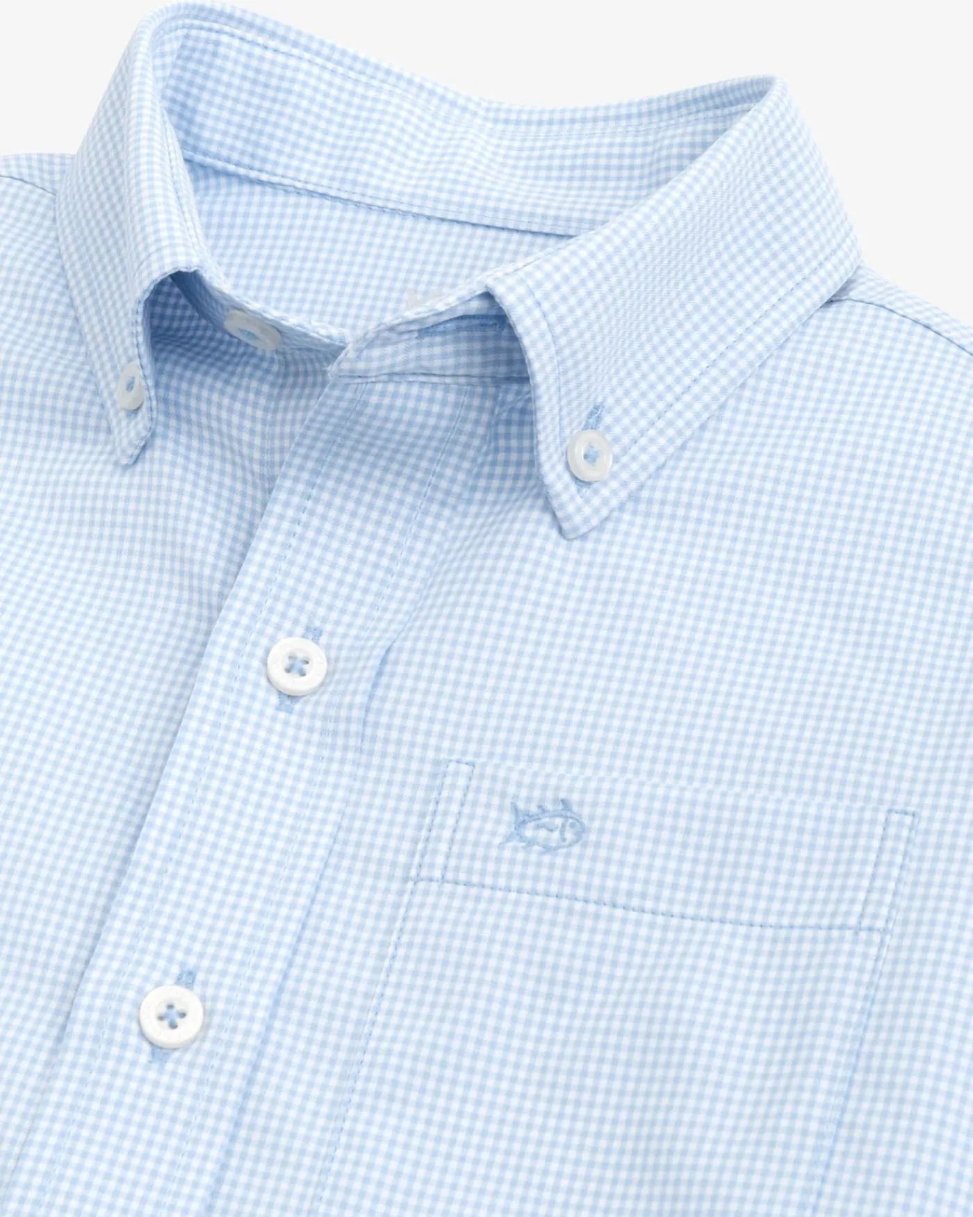 Outlet Southern Tide Boys Mini Gingham Intercoastal Button Down Shirt