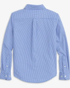 Outlet Southern Tide Boys Mini Gingham Intercoastal Button Down Shirt