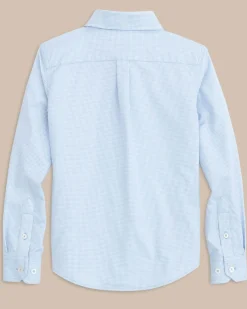 Outlet Southern Tide Boys Mini Gingham Intercoastal Button Down Shirt