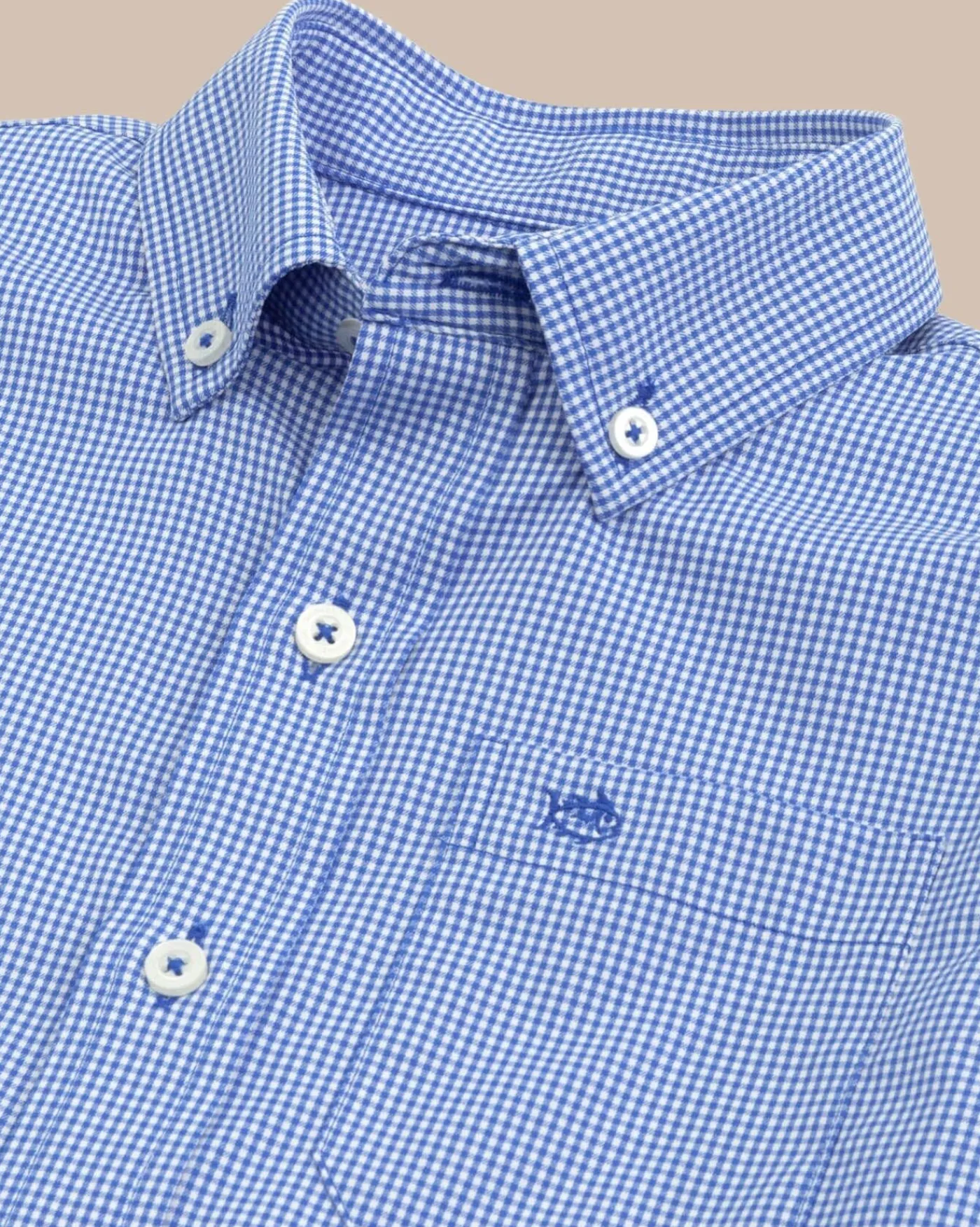 Outlet Southern Tide Boys Mini Gingham Intercoastal Button Down Shirt