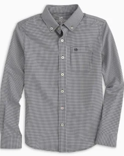 Outlet Southern Tide Boys Mini Gingham Intercoastal Button Down Shirt