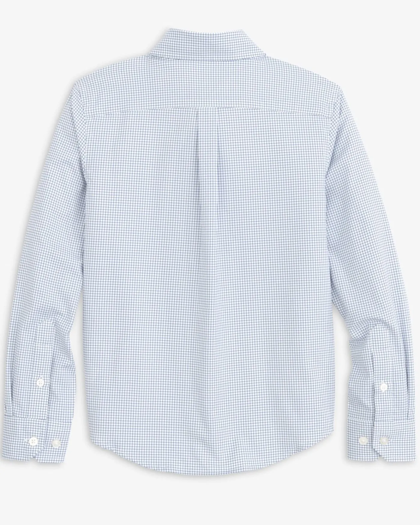 Best Southern Tide Boys Rosemont Tattersall Intercoastal Sport Shirt Seven Seas Blue