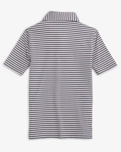 Outlet Southern Tide Boys Ryder Heather Marin Stripe Performance Polo Shirt