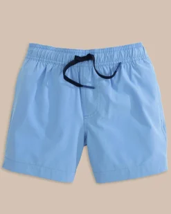 Hot Southern Tide Boys Solid Swim Trunk 2.0