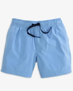 Hot Southern Tide Boys Solid Swim Trunk 2.0