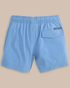 Hot Southern Tide Boys Solid Swim Trunk 2.0