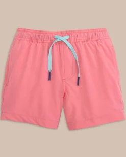 Hot Southern Tide Boys Solid Swim Trunk 2.0