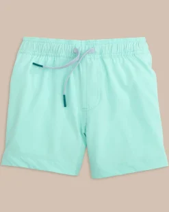Hot Southern Tide Boys Solid Swim Trunk 2.0