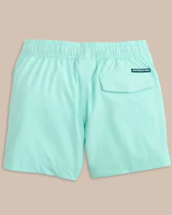Hot Southern Tide Boys Solid Swim Trunk 2.0