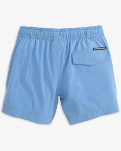Hot Southern Tide Boys Solid Swim Trunk 2.0