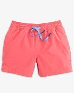 Hot Southern Tide Boys Solid Swim Trunk 2.0