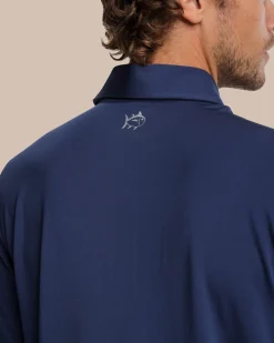 Fashion Southern Tide Brenton Chest Stripe Performance Polo