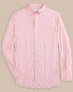 Clearance Southern Tide Brrr° Intercoastal Mcbee Check Long Sleeve Sport Shirt