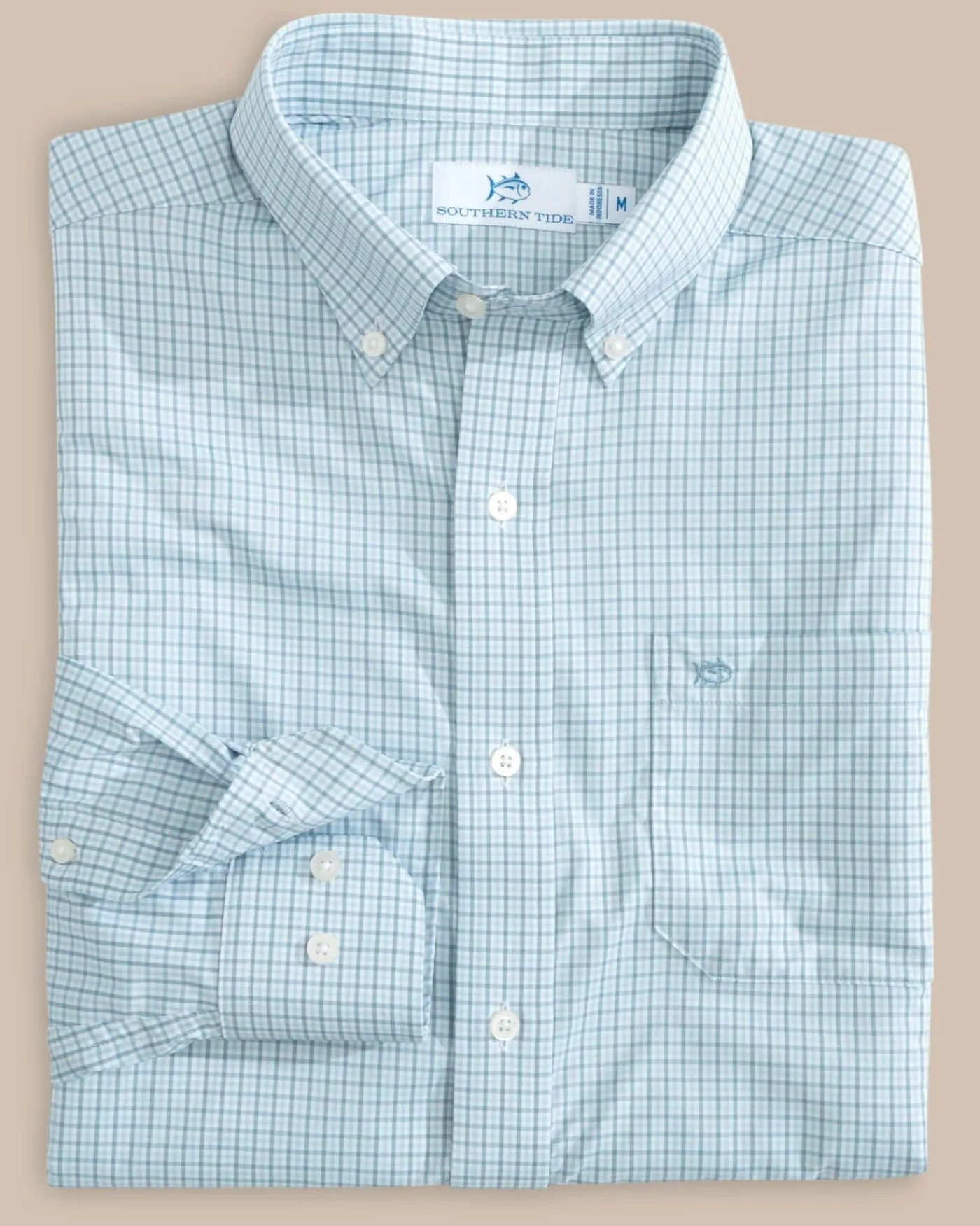 Clearance Southern Tide Brrr° Intercoastal Mcbee Check Long Sleeve Sport Shirt
