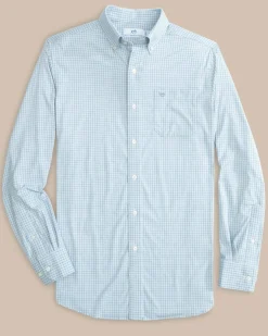 Clearance Southern Tide Brrr° Intercoastal Mcbee Check Long Sleeve Sport Shirt