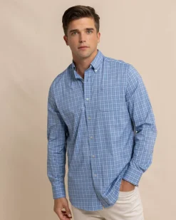 Hot Southern Tide Brrr° Intercoastal Pettigru Plaid Long Sleeve Sport Shirt