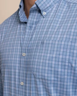 Hot Southern Tide Brrr° Intercoastal Pettigru Plaid Long Sleeve Sport Shirt