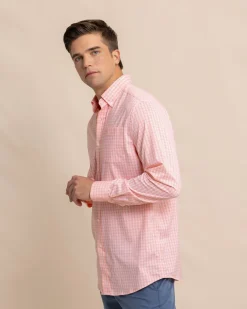 Shop Southern Tide Brrr° Intercoastal Poinsett Plaid Long Sleeve Sport Shirt