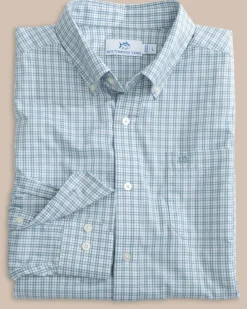 Shop Southern Tide Brrr° Intercoastal Poinsett Plaid Long Sleeve Sport Shirt