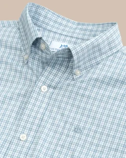 Shop Southern Tide Brrr° Intercoastal Poinsett Plaid Long Sleeve Sport Shirt