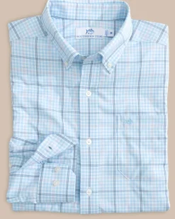Online Southern Tide Brrr° Intercoastal Rainer Check Long Sleeve Sport Shirt