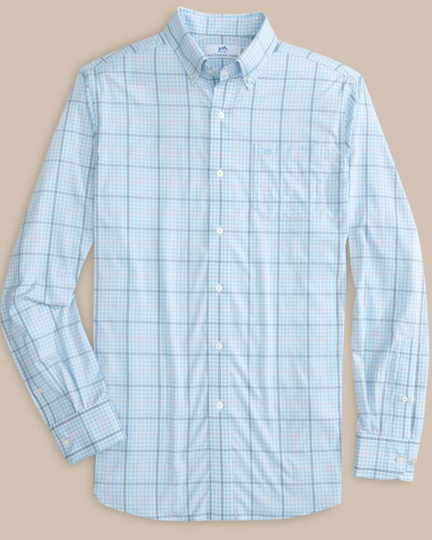 Online Southern Tide Brrr° Intercoastal Rainer Check Long Sleeve Sport Shirt