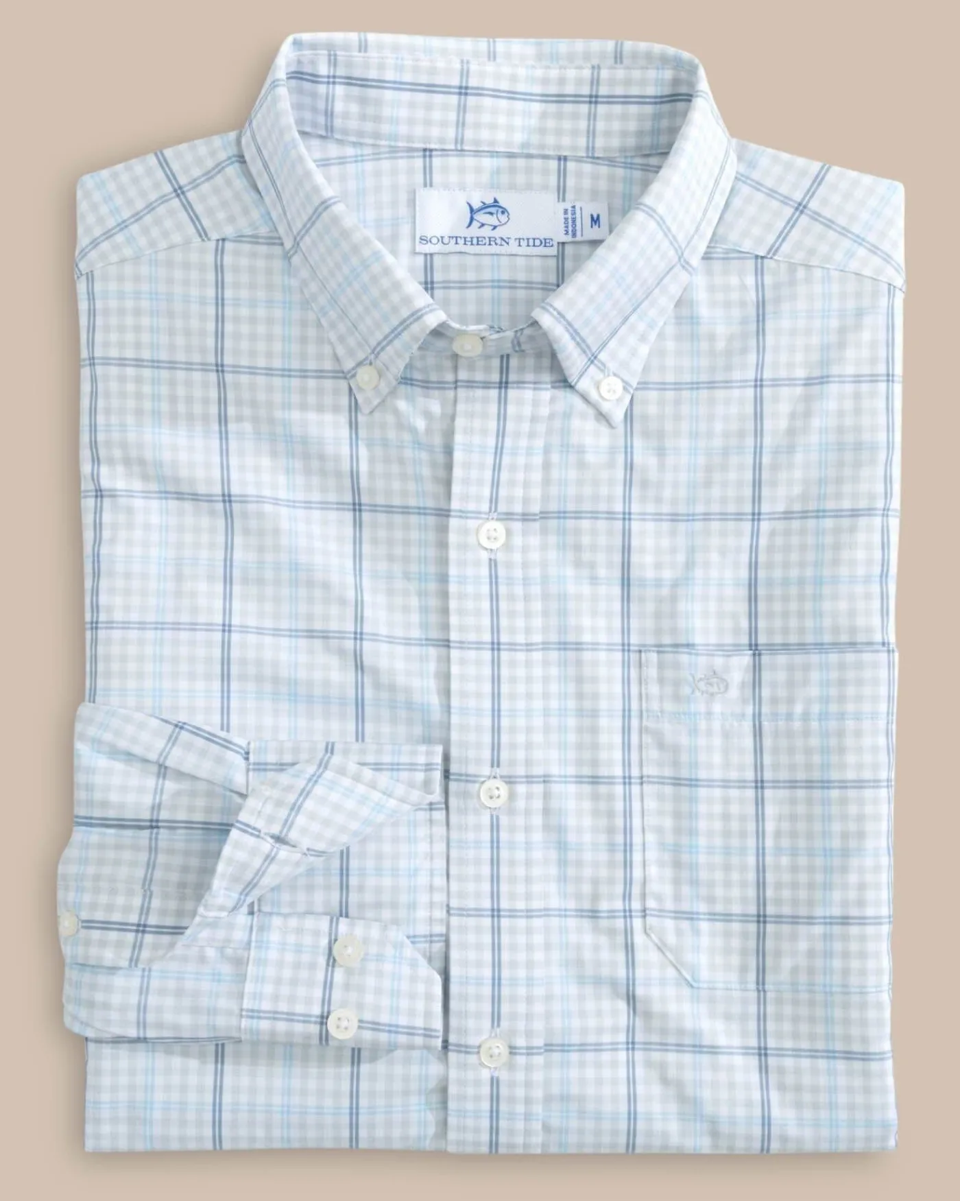 Online Southern Tide Brrr° Intercoastal Rainer Check Long Sleeve Sport Shirt